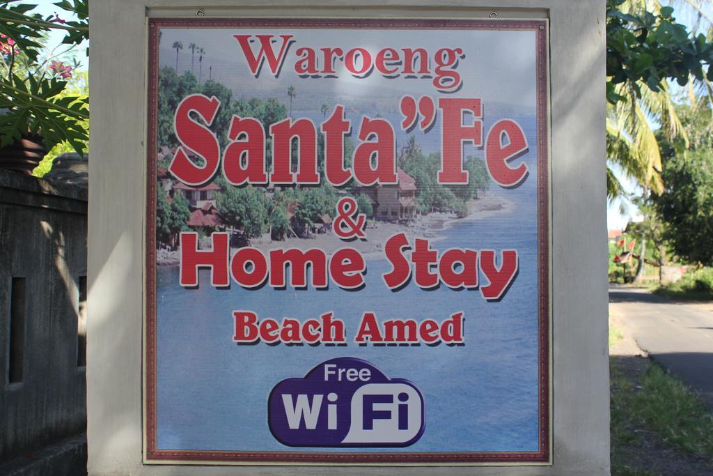 Santa Fe Homestay & Warong Amed Exterior foto